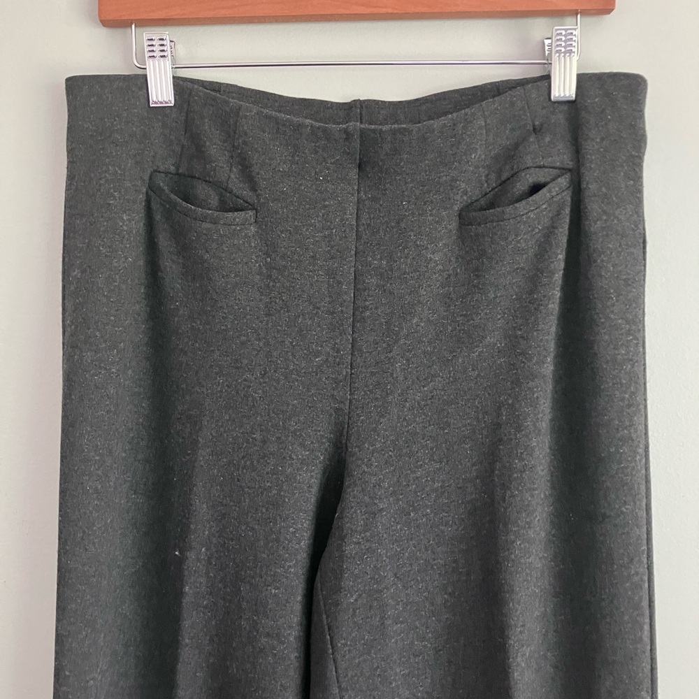 J. JILL Grey Wide Leg Pants Size M - Picture 3 of 14